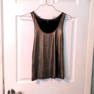 Sexy gold express chain tank xs